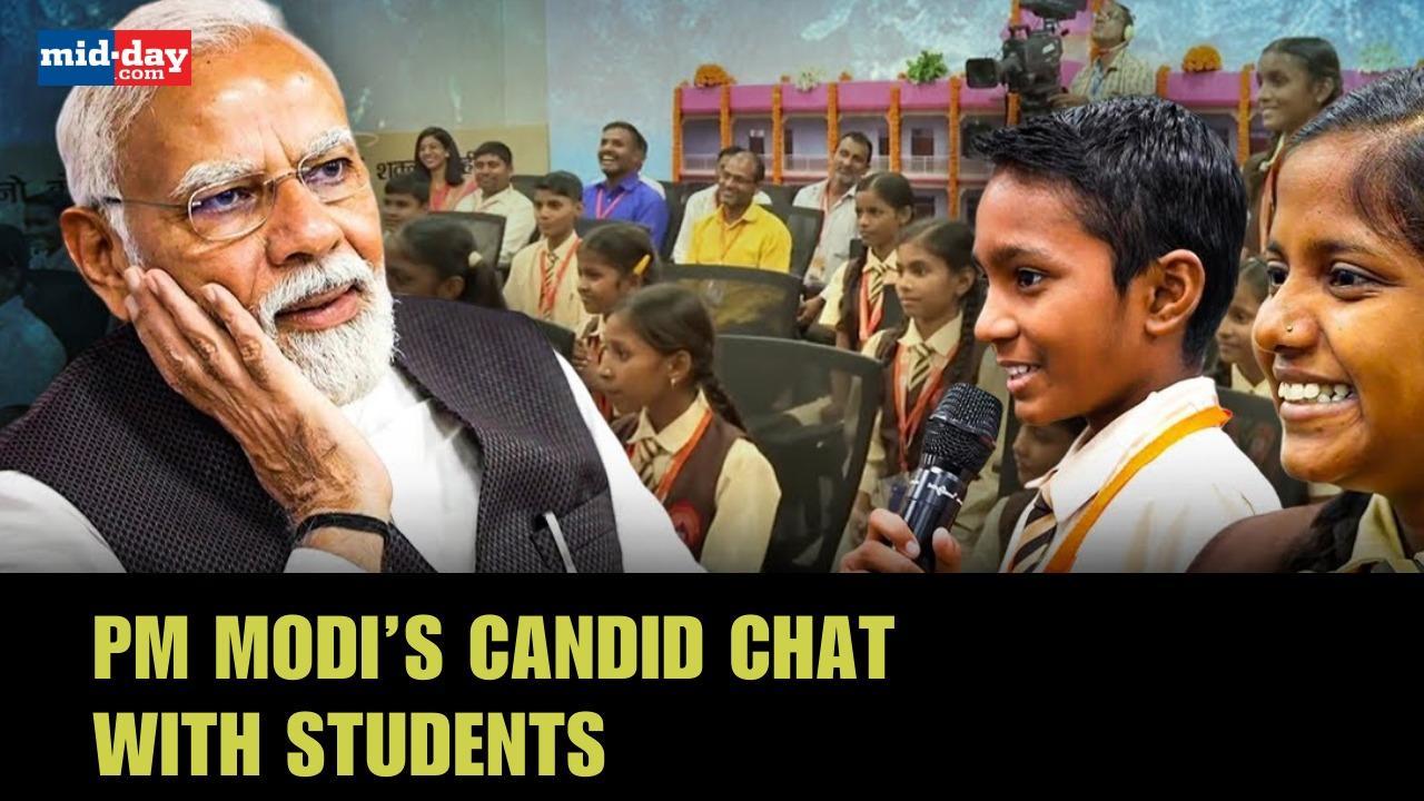 PM Modi in Varanasi: PM Modi engages young minds in candid conversation