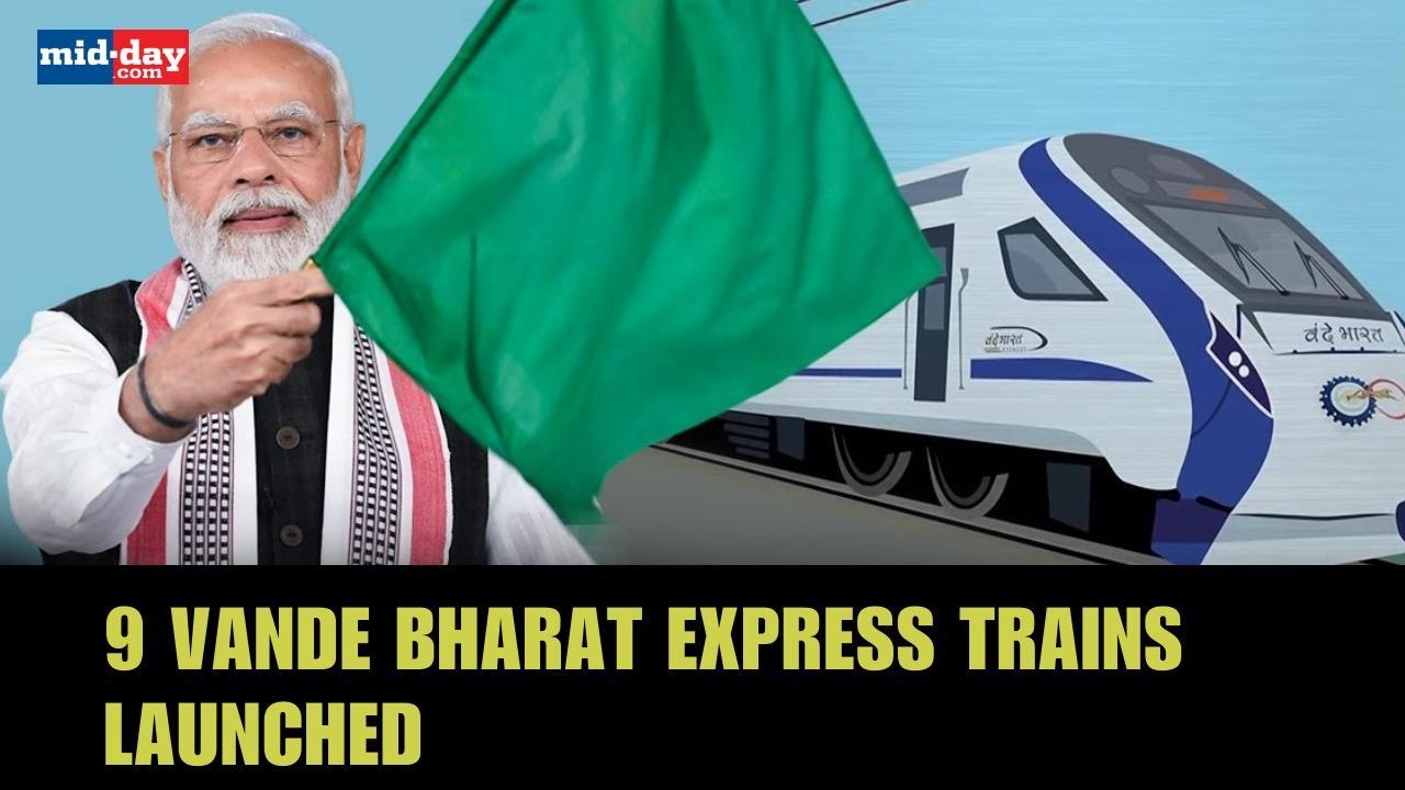 Vande Bharat Express Trains: PM Narendra Modi flags off nine express trains
