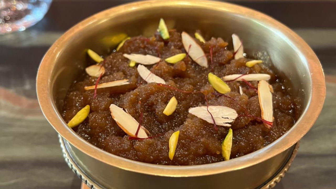 Kesari Moong Dal HalwaAn Indian dessert that is not just delectable but also comforting to the heart, moong dal halwa is an easy-to-cook dish. What makes this moong dal halwa special is the saffron flavour. Photo Courtesy:  Chef Vikram Arora 