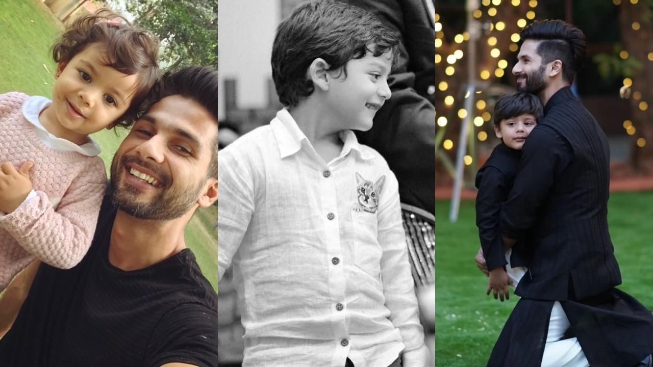 IN PHOTOS: Shahid Kapoor's adorable moments with his kids, Misha and Zain