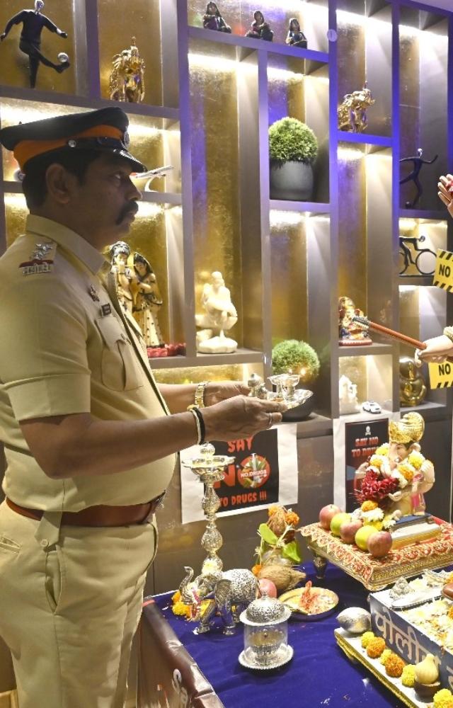 The ten-day long Ganeshotsav  is being celebrated in Mumbai, Maharashtra and elsewhere in the country