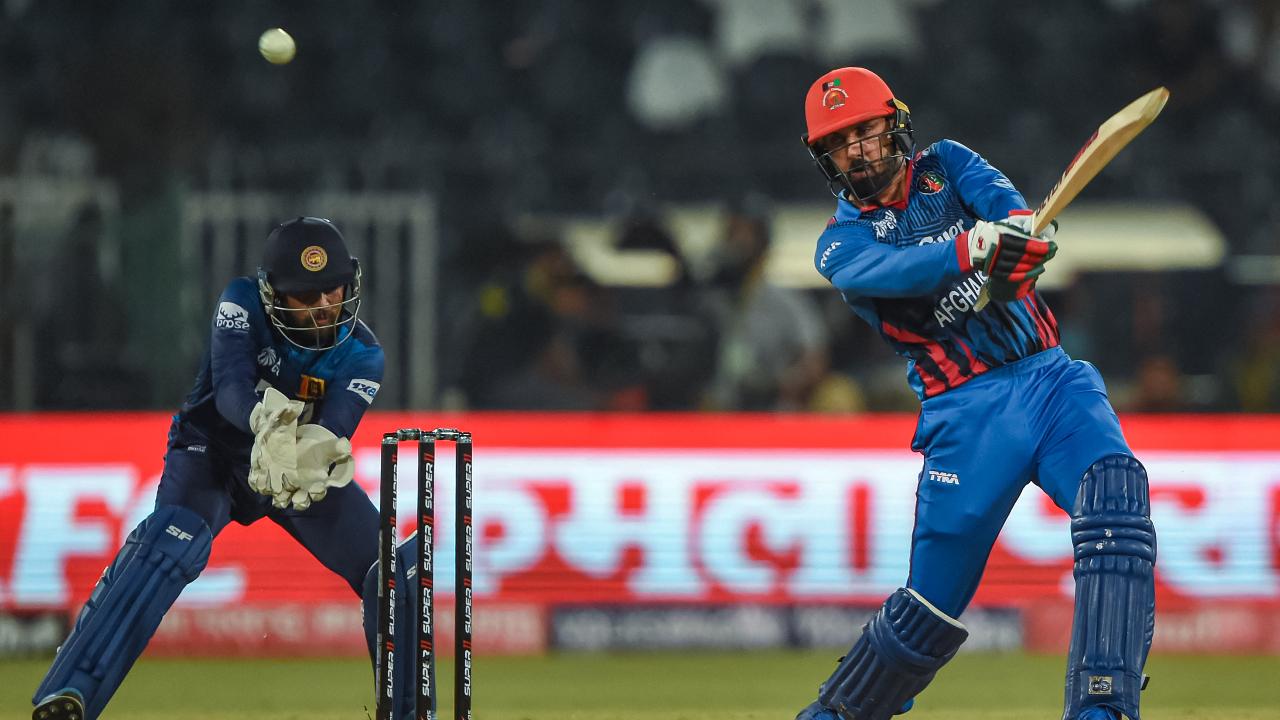 Afghanistan's skipper Mohammad Nabi played the captain's knock smashing 65 runs off 32 deliveries with 6 fours and 5 sixes including the half-century which came in just 26 balls. His innings ended with a strike rate of 203.13
