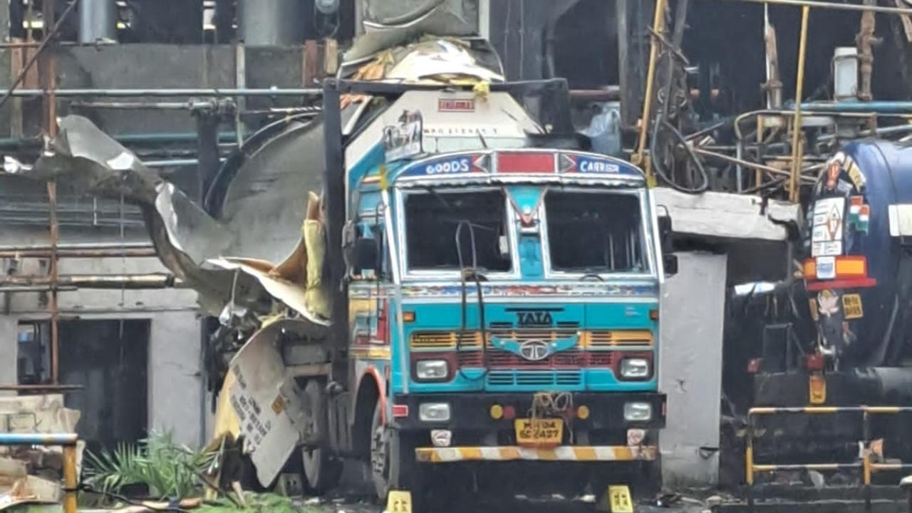 IN PHOTOS: Tanker explodes at factory in Thane; one killed, four injured