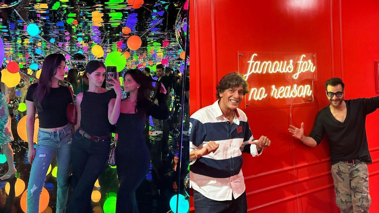 Inside Ananya Panday, Suhana Khan, and Shanaya Kapoor's visit to NMACC's art exhibition