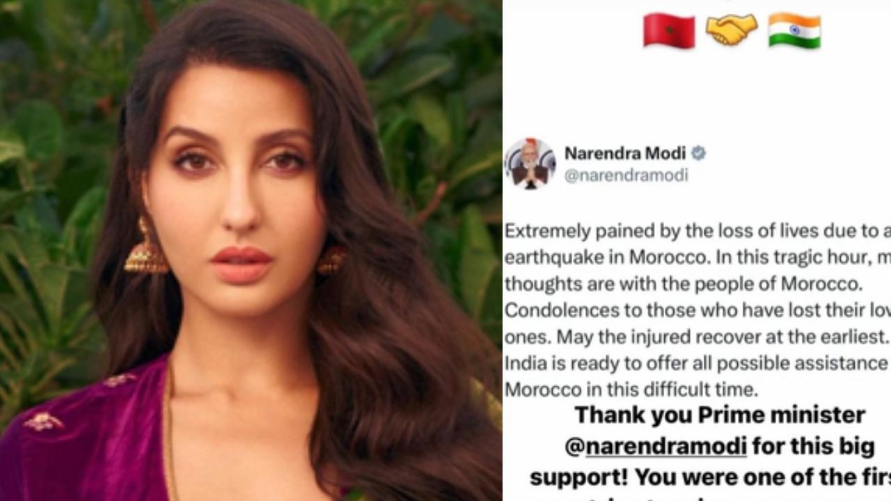 Nora Fatehi thanks PM Modi for his support to earthquake-hit Morocco