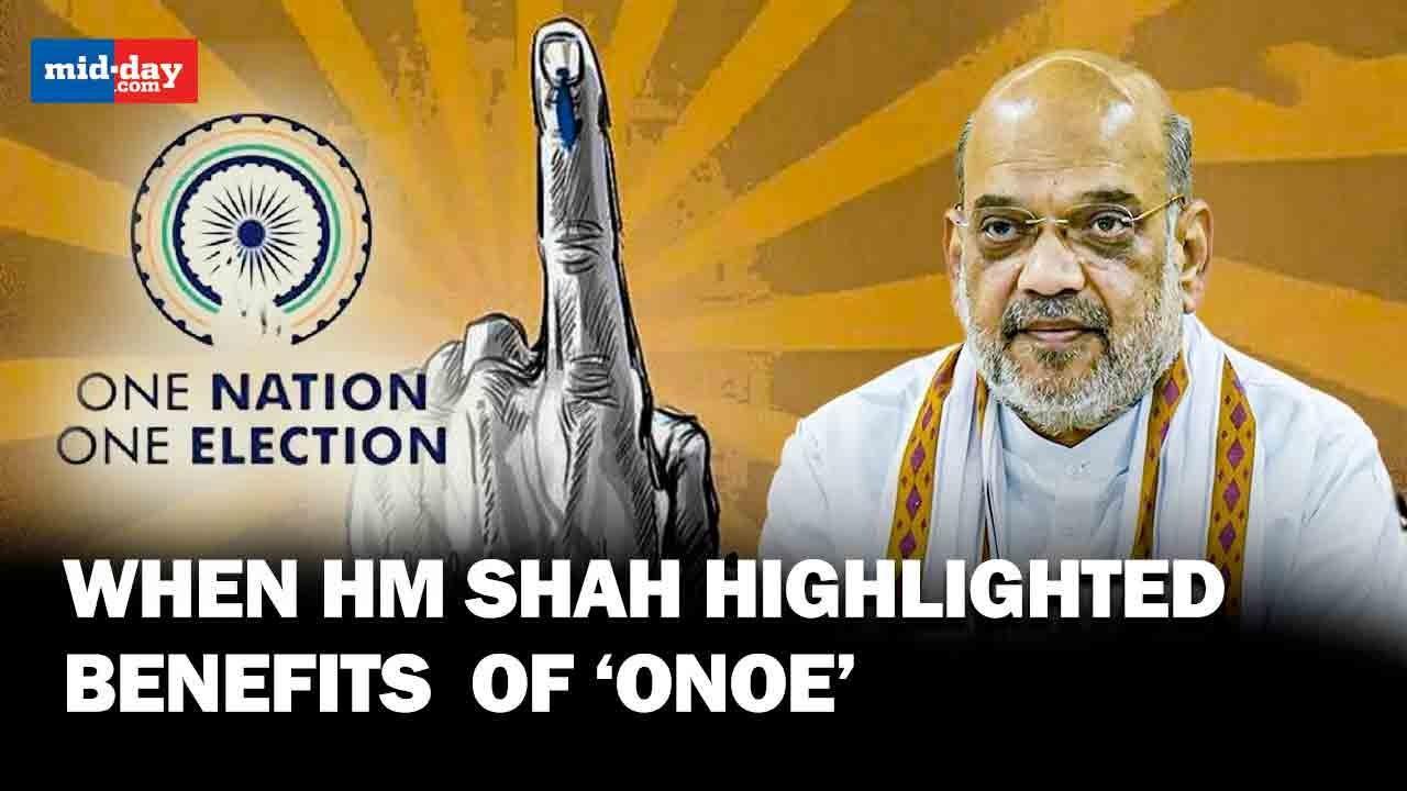 'One Nation, One Election': Home Minister Amit Shah highlights the benefits