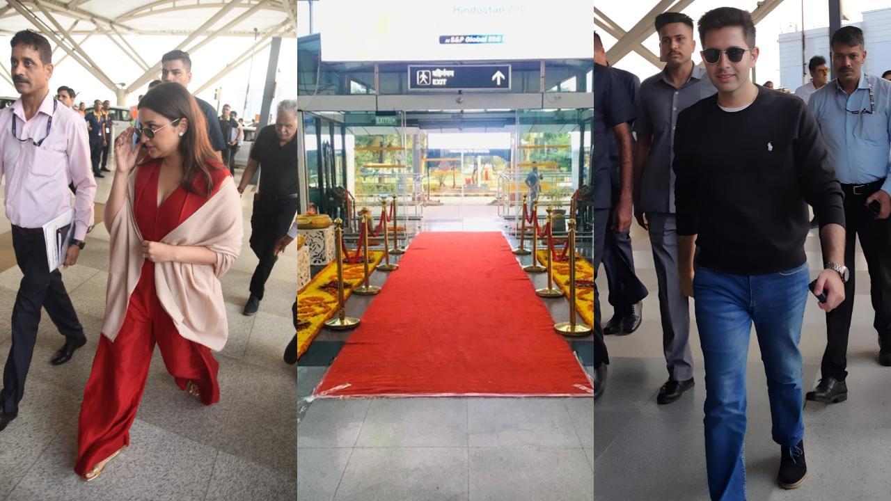 Parineeti-Raghav wedding: Udaipur airport decked up to welcome couple and guests