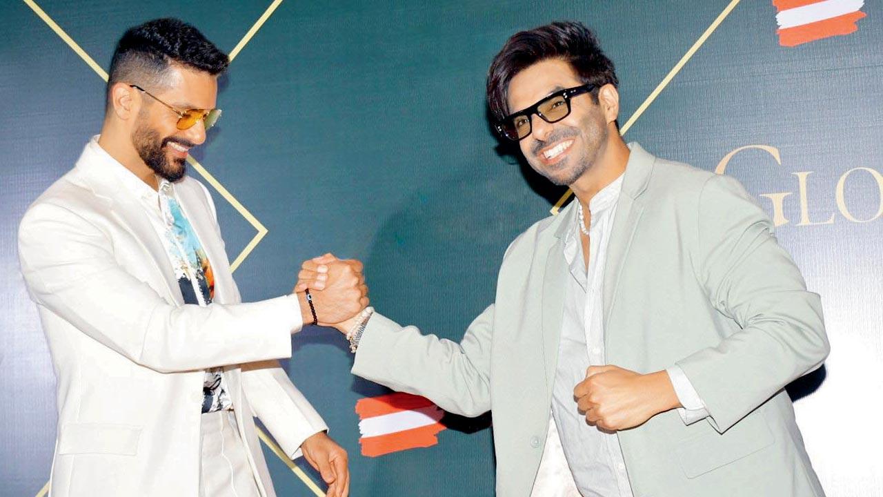 Angad Bedi and Aparshakti Khurana