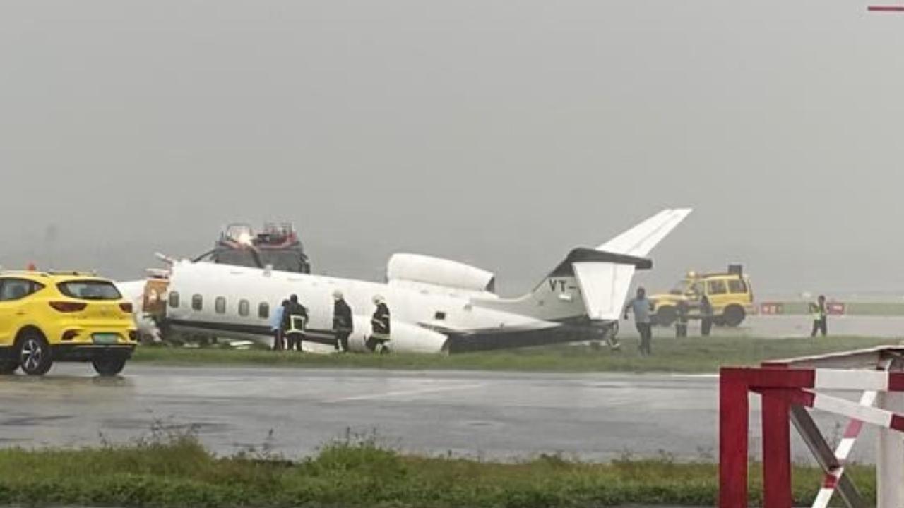 It said, as per the primary information, the small private jet plane VTDBL later crashed