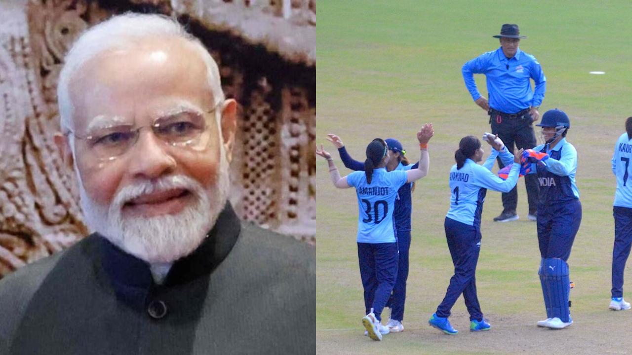 India vs Sri Lanka: PM Modi congratulates women's cricket team for maiden Asian Games gold