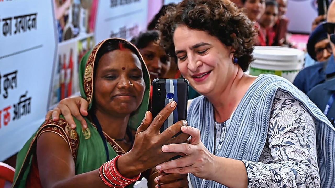 Priyanka Gandhi's visit to Chhattisgarh comes after the two-day Congress Working Committee (CWC) meeting in Hyderabad