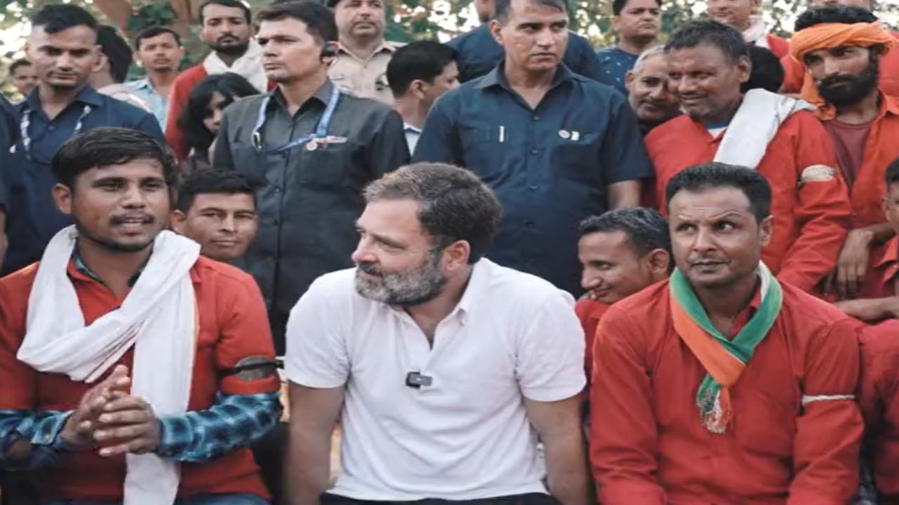 Rahul shares video of interaction with porters, flags 'record unemployment', 'back-breaking' inflation