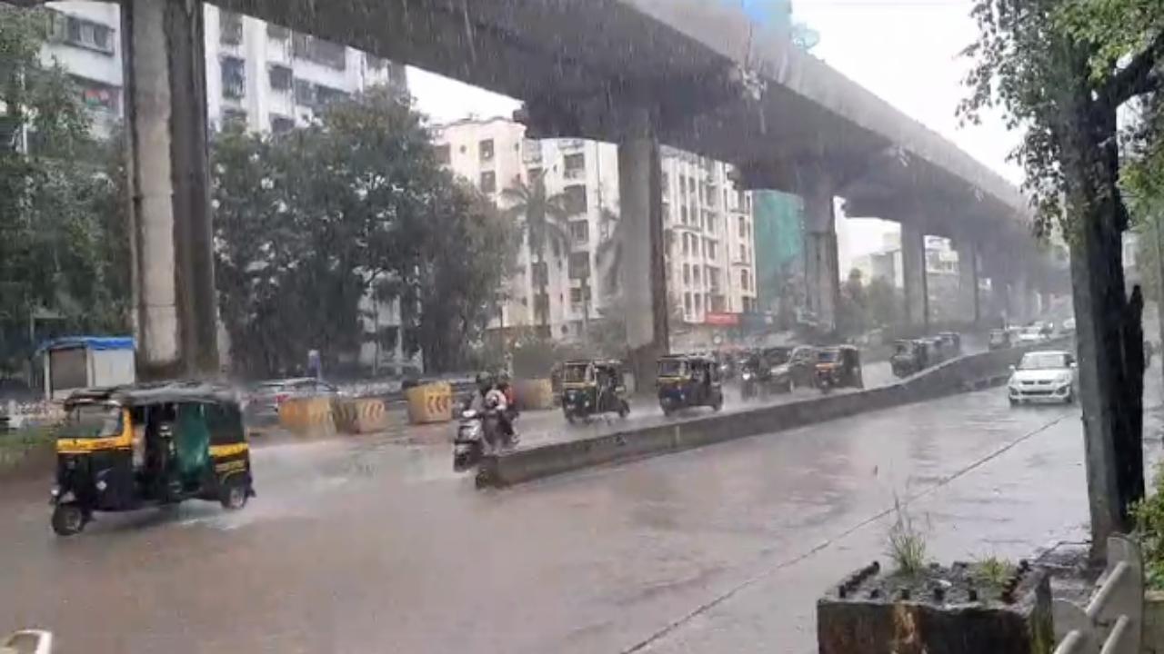 Mumbai weather update: Rains lash parts of Mumbai and its suburbs