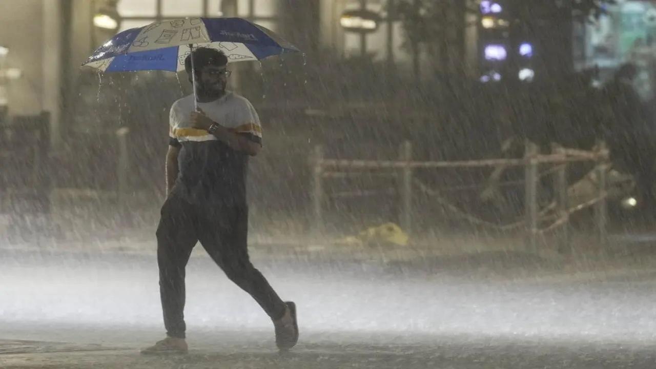 Mumbai weather update: Sporadic light to moderate rain in city and its suburbs