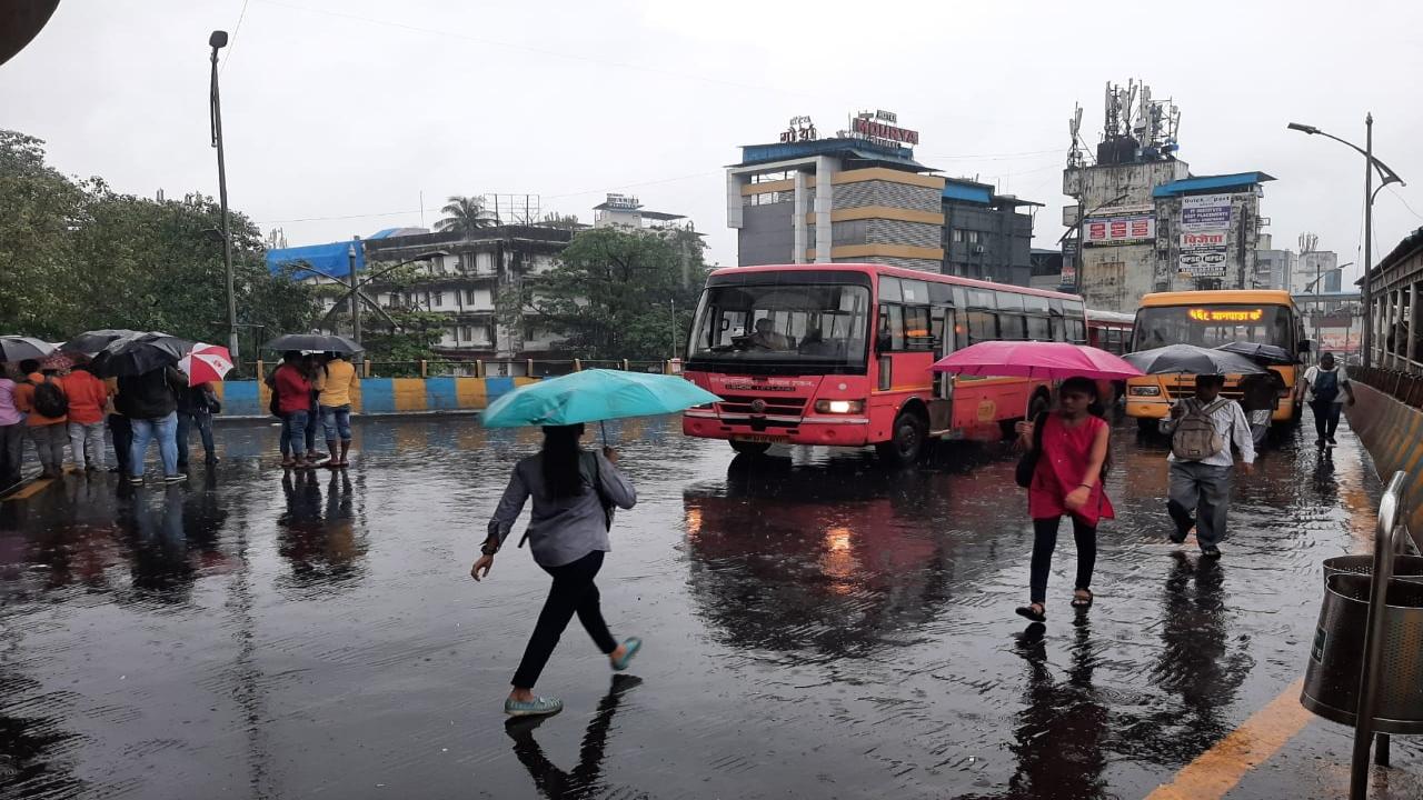 Owing to the low pressure in the north Bay of Bengal, westerly winds will strengthen, enhancing the rain activity over Mumbai and adjoining coastal areas during this week. However, the intensity of rains in Mumbai and adjoining areas will not be as strong as the other regions of the state.”