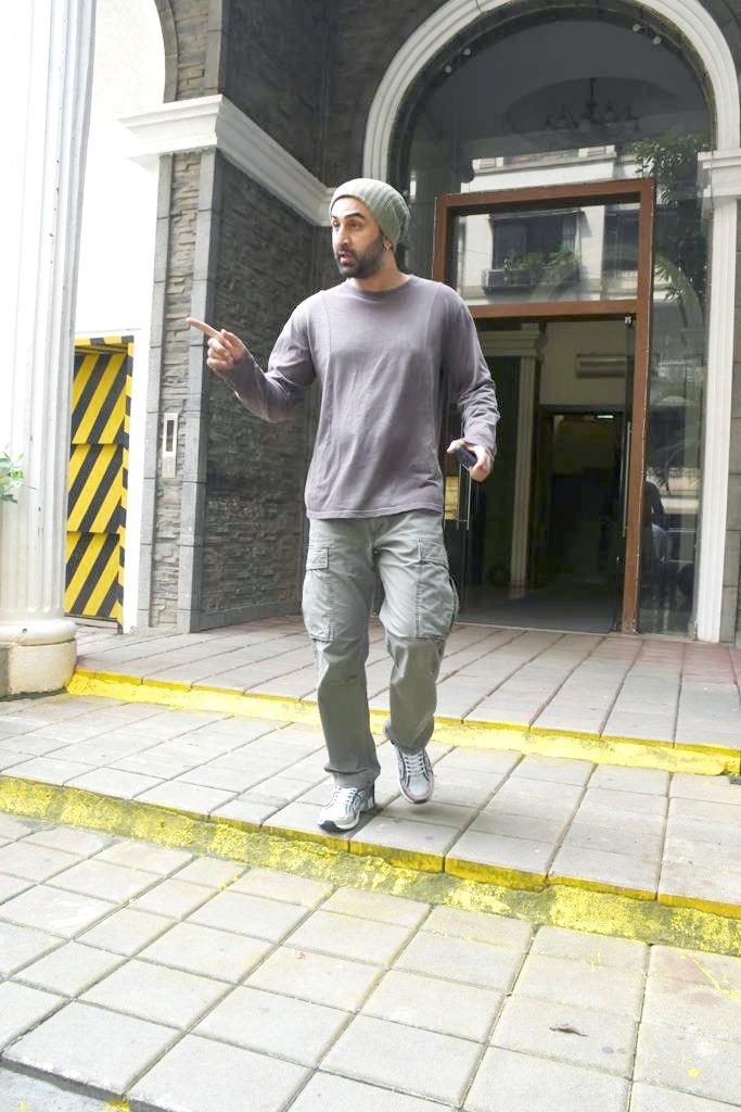 Ranbir Kapoor was spotted in the city today