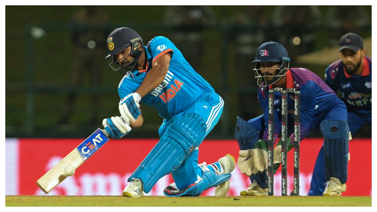 Rohit Sharma made 74* runs off 59 balls. He awed the audience with 6 fours and 5 sixes in his innings
