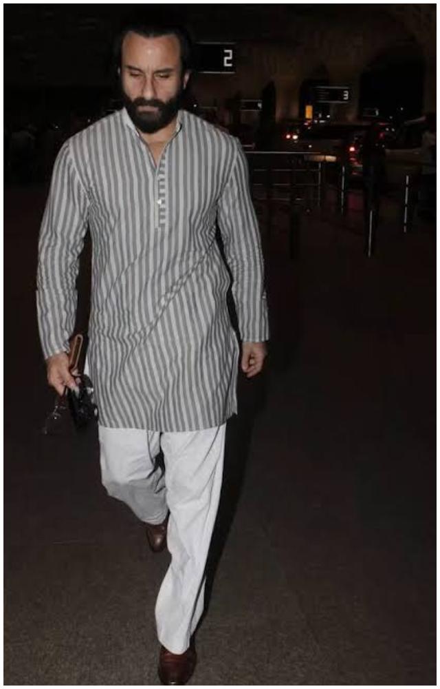 Saif ali kurta pajama 2025