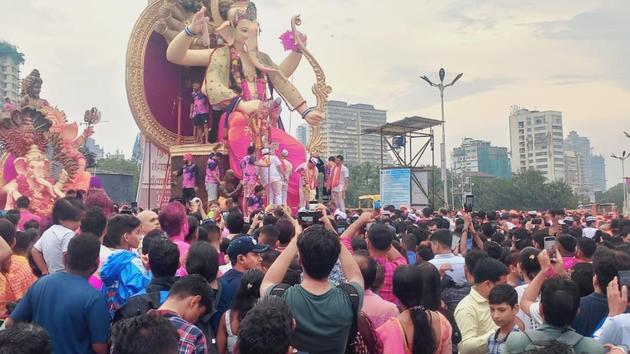 Mumbai Traffic Police has implemented comprehensive traffic control measures to ensure the smooth flow of vehicular movement during the festivities. These measures aim to minimize congestion and facilitate safe transportation, an official said