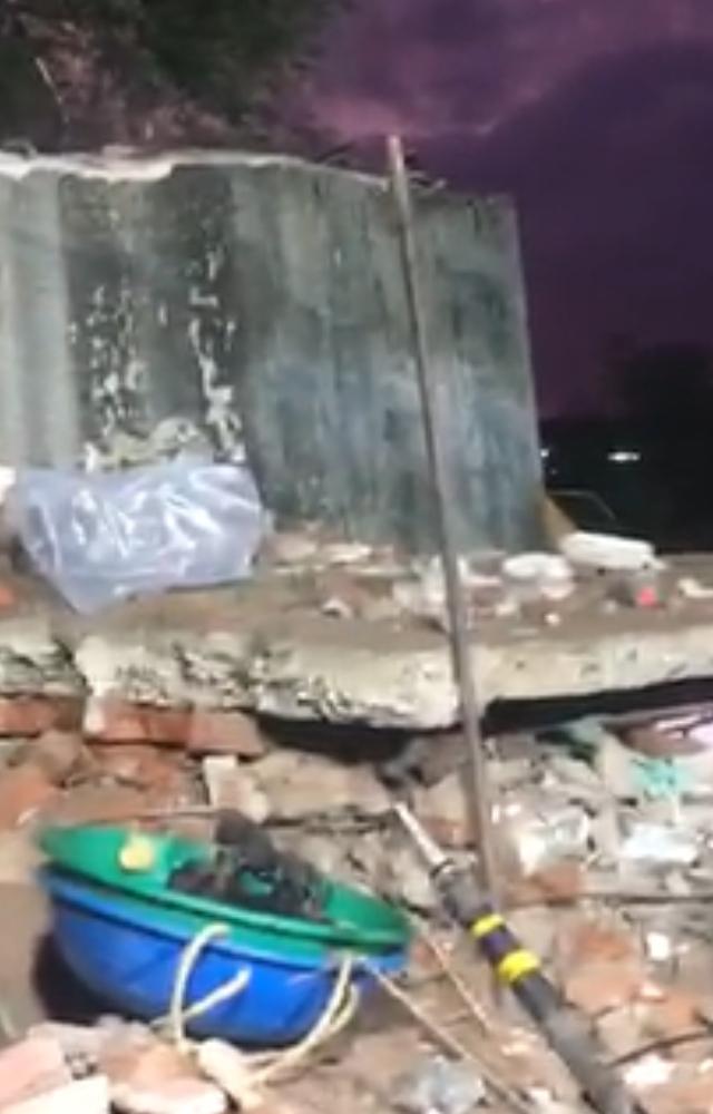 The building `Adinarayan Bhuvan`, located at Ayre village in Dombivli east, collapsed on Friday evening