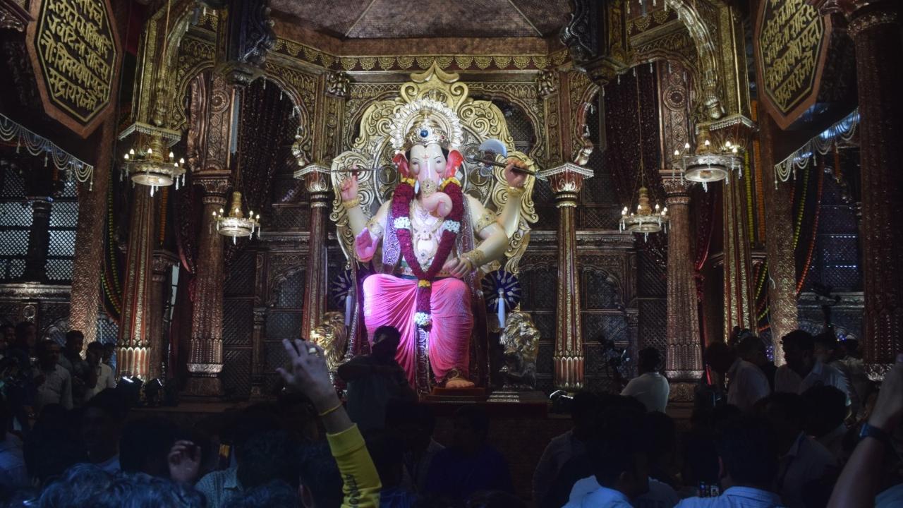 This year we will be making Raigad fort to mark the 350th coronation anniversary, and it will be the last decor designed by late Nitin Desai for our pandal