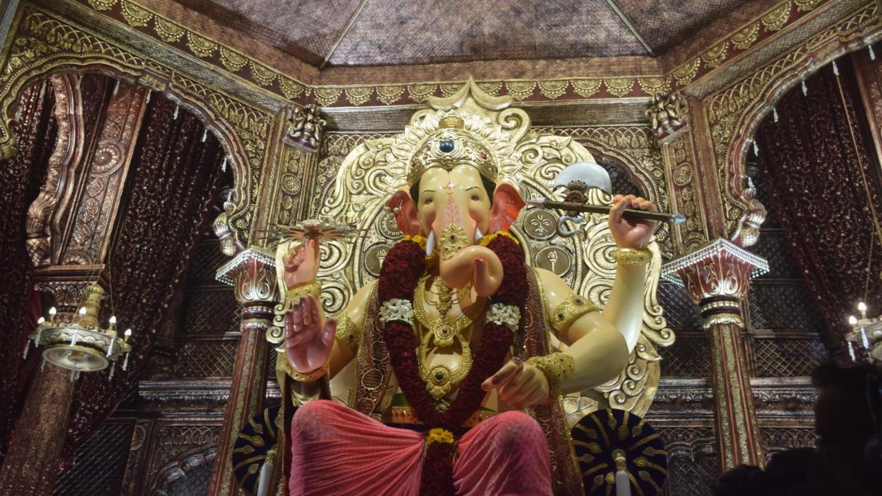 Lalbaugcha Raja is one of the most visited pandal in Mumbai during the Ganeshotsav festival