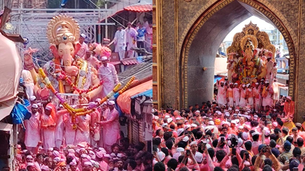 Besides crores of rupees as donations, devotees also offered gold and silver in the form of ornaments to Lalbaugcha Raja (Pic/Sameer Markande)