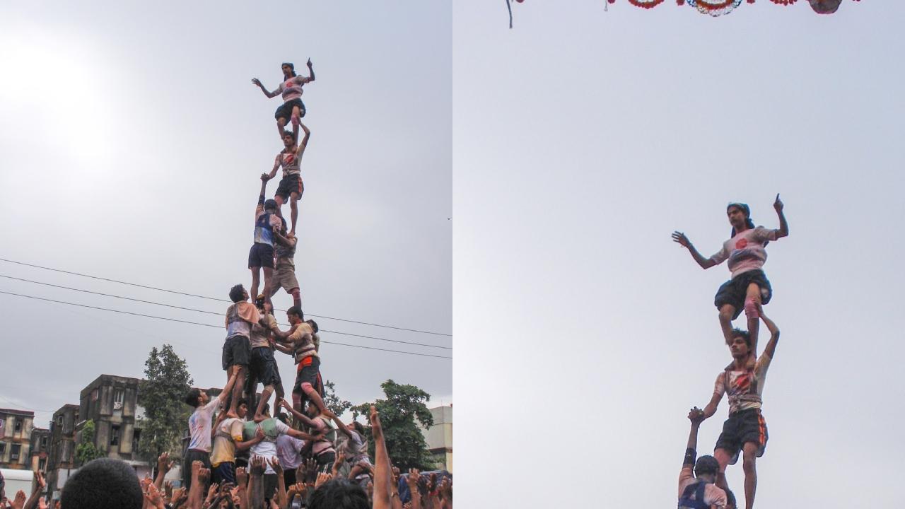 The pathak's journey has seen a transformation from human pyramids with five tiers to impressive pyramids reaching six or seven layers