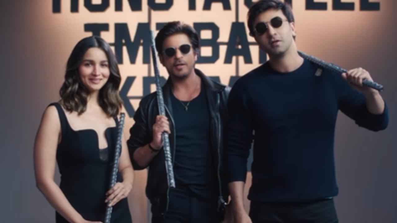 Shah Rukh Khan, Alia Bhatt and Ranbir Kapoor collaborate on a Jawan-themed ad film