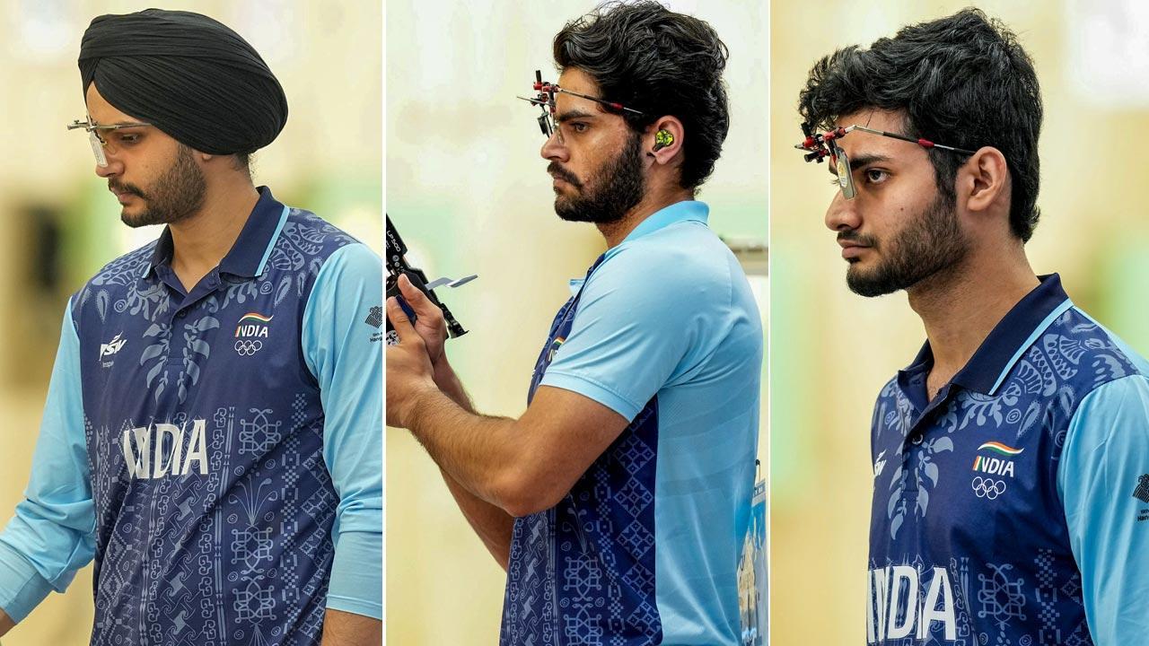 Indian men's 10m air pistol team strikes gold at Asian Games
