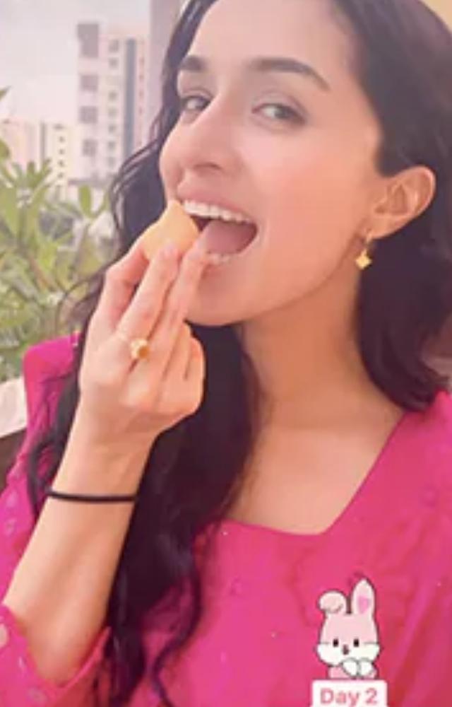 Shraddha Kapoor`s love story with Modak has to be the sweetest and long-standing. Of course, who would want to distance themselves from the delicious delicacy?
