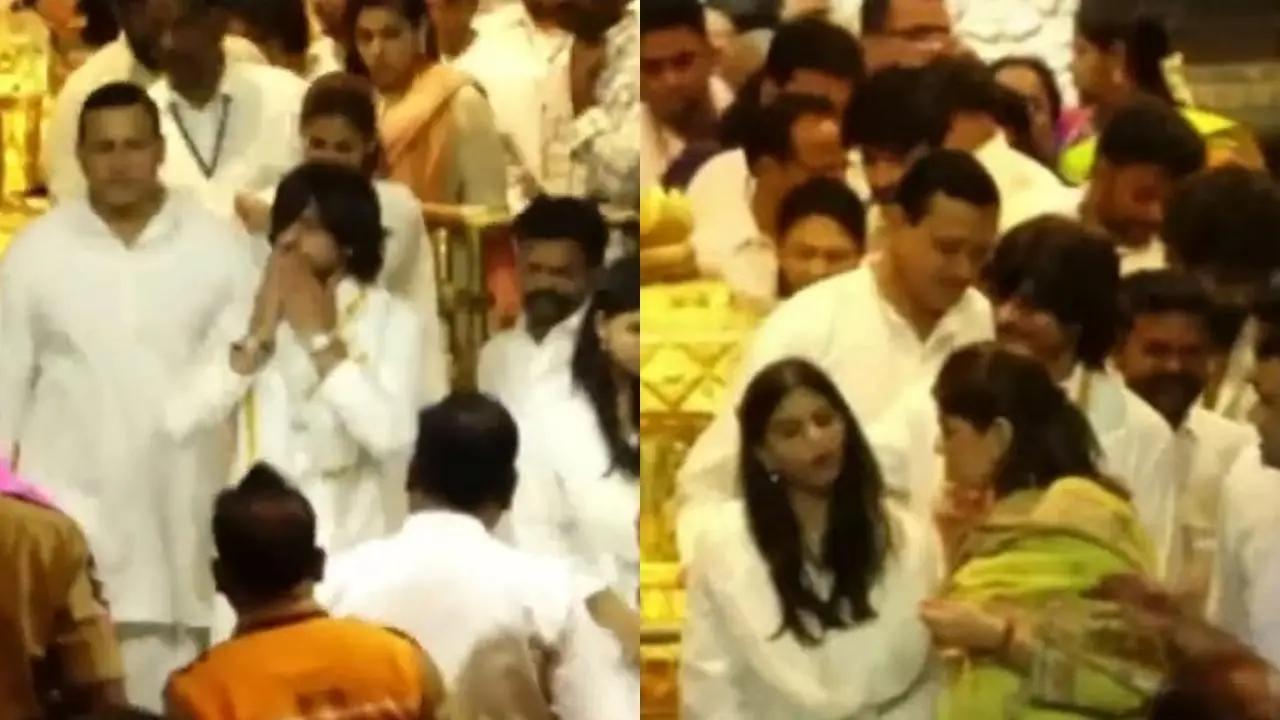 Shah Rukh Khan was seen offering prayers at Sri Venkateshwara Swamy temple dressed in a white traditional South Indian outfit. Read More