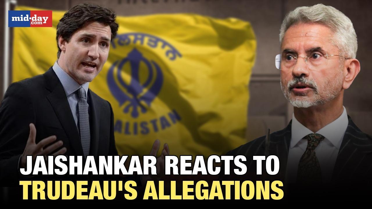 EAM S Jaishankar reacts to Justin Trudeau's allegations against India
