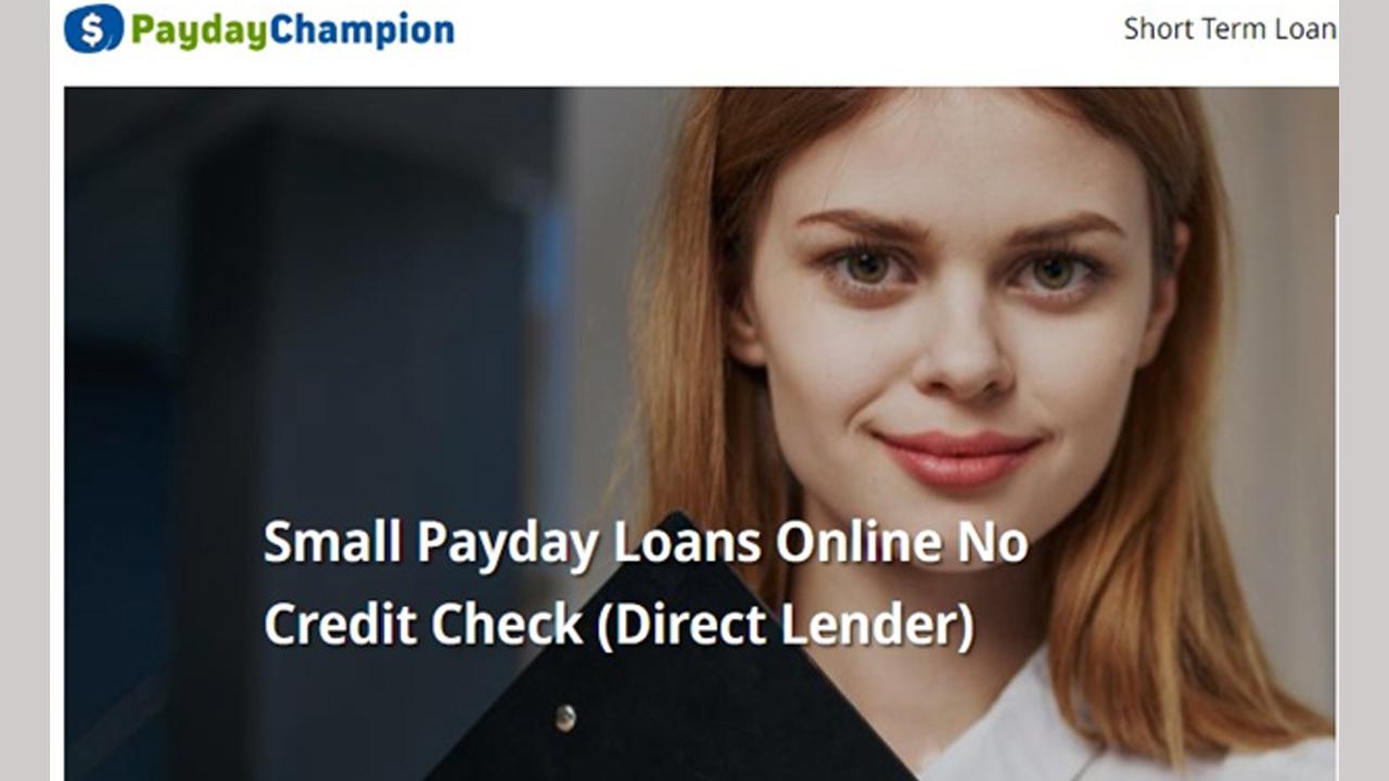 Small Payday Loans Online No Credit Check Get A Instant Same Day