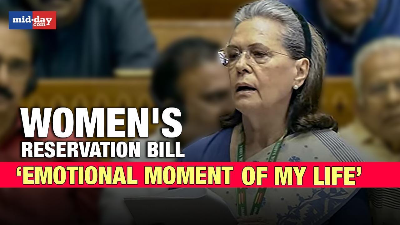 Women's Reservation Bill: Sonia Gandhi opens up discussion on the bill