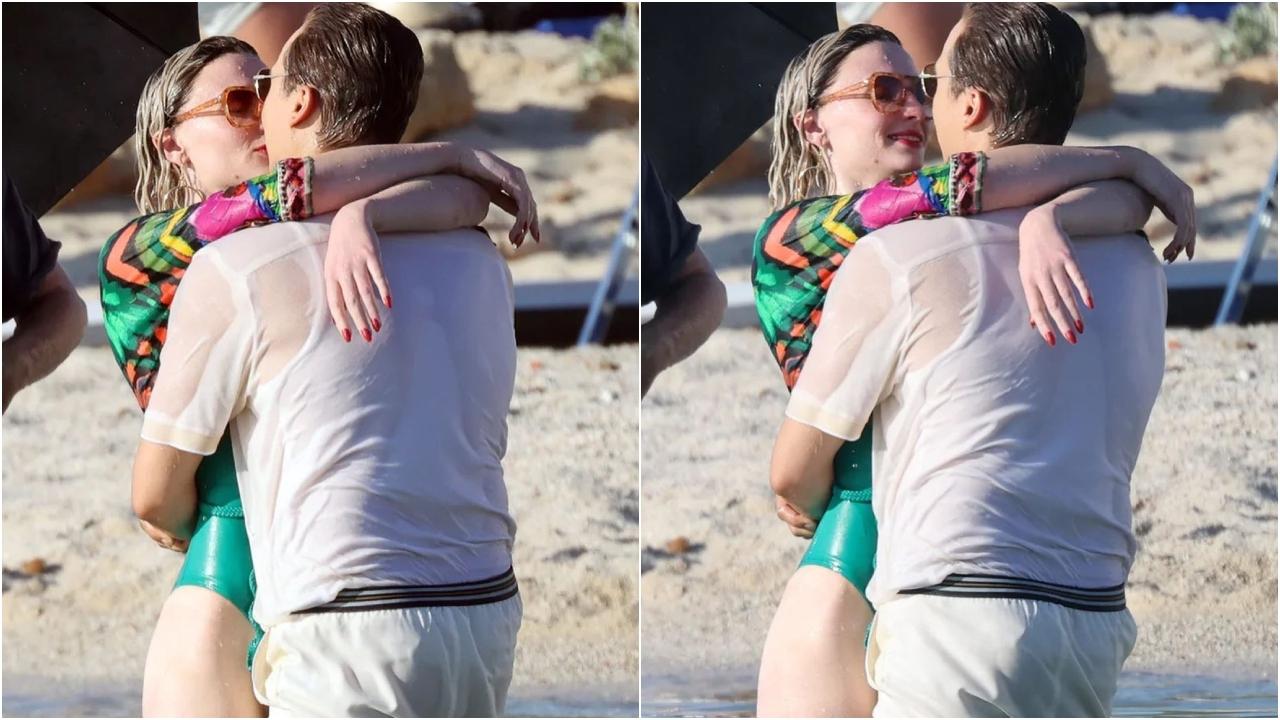 Sophie Turner was recently spotted shooting a kiss scene with her Joan co-star Frank Dillane on a beach in Spain. Read More