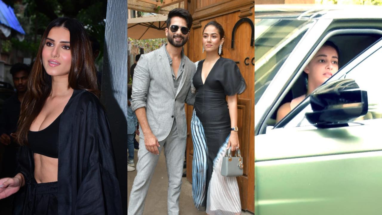 Spotted in the city Shahid-Mira at Ruhaan Kapoors reception, Ananya Panday at Aditya Roy Kapurs building picture
