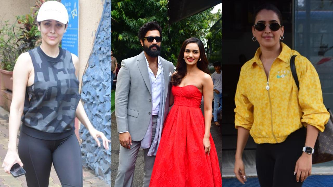Spotted in the city: Vicky Kaushal, Manushi Chhillar, Malaika Arora and others