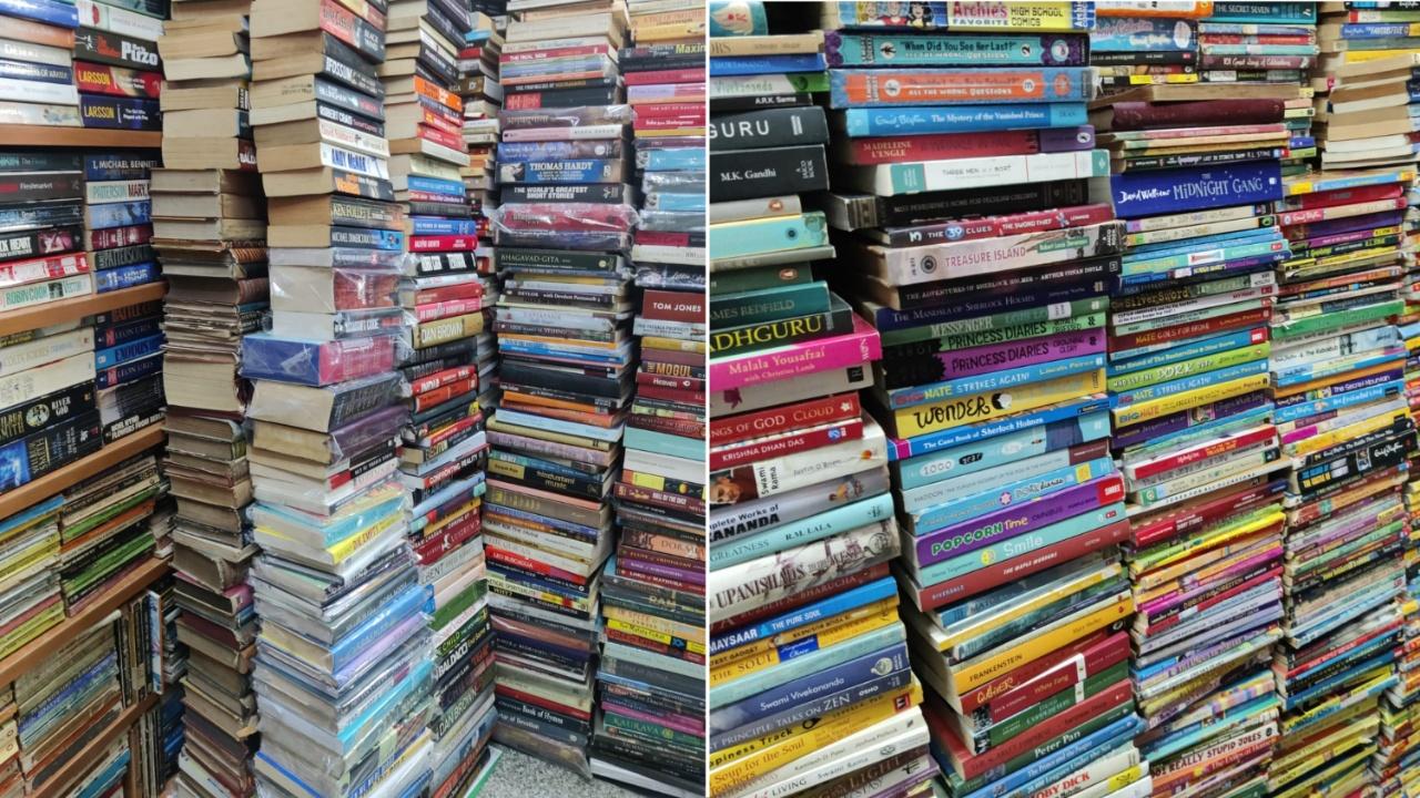 Stacks of books are placed at the store which makes one wonder about the number of books available here. Gada laughs and says, “It’s hard to keep an exact count but I’m sure of the fact that we have a collection of over a lakh books.” 