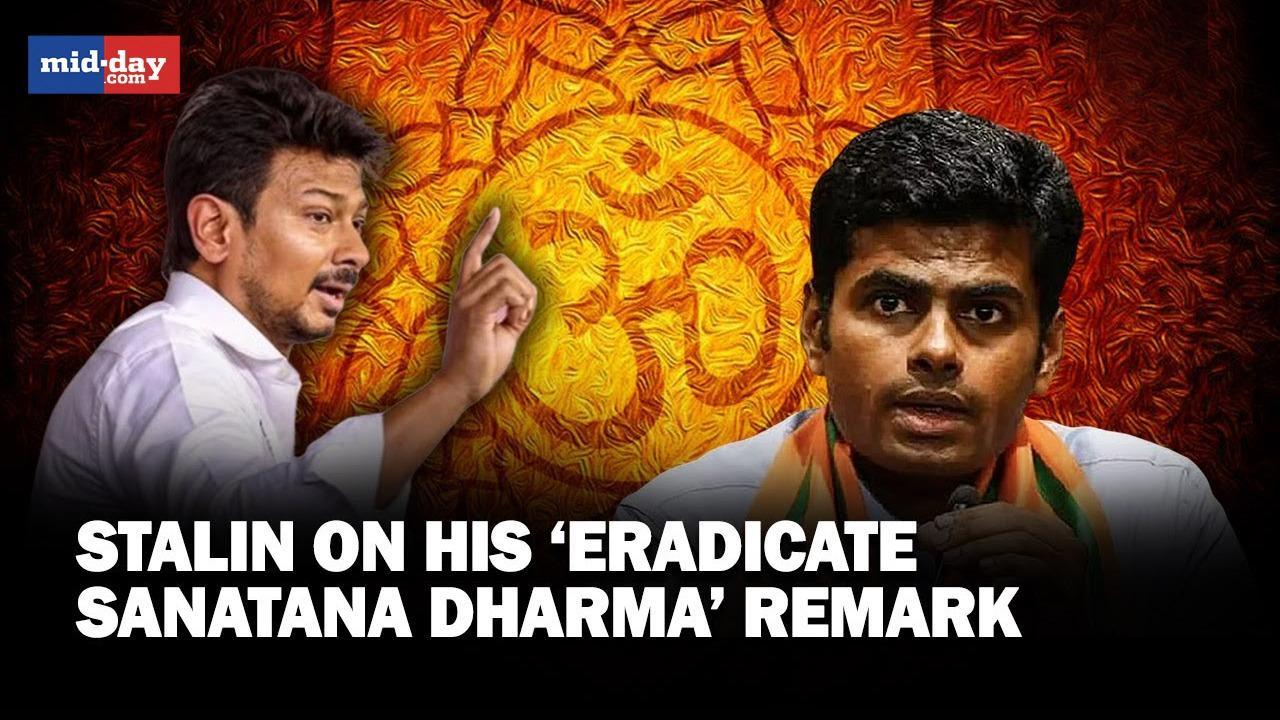Udhayanidhi Stalin issues clarification on 'eradicate Sanatana Dharma' remark