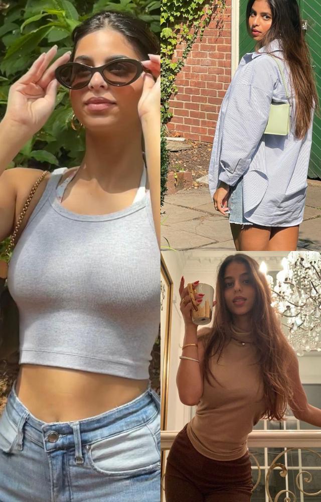 Suhana Khan`s daily chic outfits