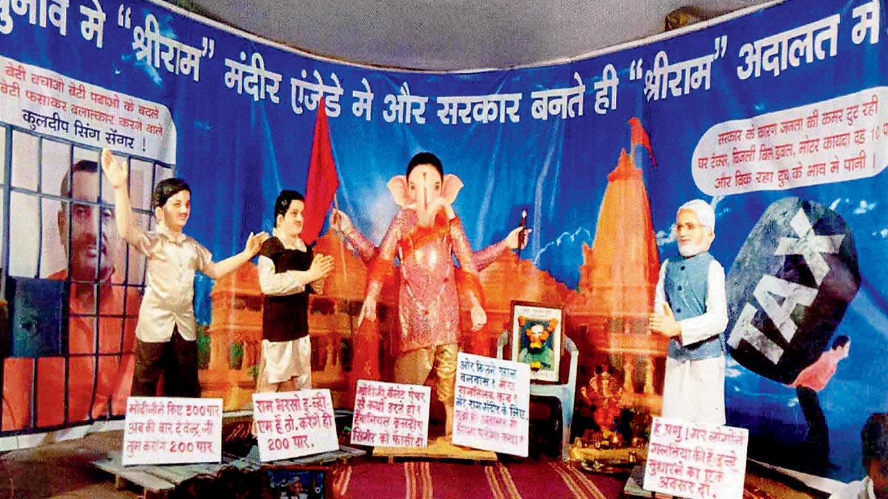One of their recent tableaus dared to speak against the Modi administration’s duplicity over construction of Ram Mandir