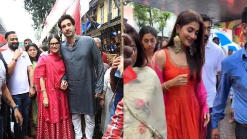 Ganesh Chaturthi has put the city of Mumbai in a festive mood. several celebrities have been visiting the city's famous Lalbaugcha Raja to seek blessings. On Friday, actor Sunny Leone and her husband Daniel Weber were seen visiting Lalbaugcha Raja Sarvajanik Ganeshotsav Mandal to seek blessing from Lord Ganpati. Read More