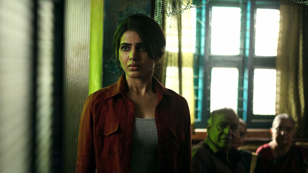 Samantha got a chance to show her range as an actor with this Netflix film which has four interwoven stories shown in parallel. Samantha plays a quirky woman whose lover dies in between sex. She seeks her husband's help in getting rid of the body without raising suspicion. Fahadh Faasil plays her husband in the film. The film was released in 2019