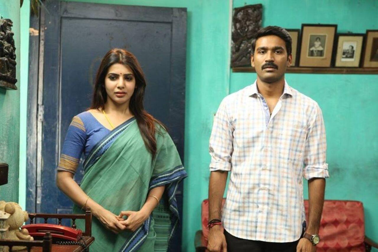Samantha plays Yamuna in the 2015 Tamil film 'Thanga Magan' opposite Dhanush. The two actors play a married couple who try to uncover the reason behind Dhanush's character Tamizh's father's suicide