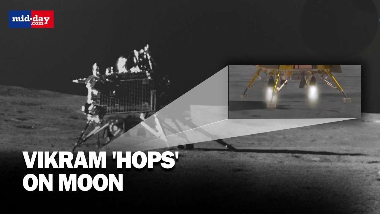 Chandrayaan 3: Vikram lander hops on Moon's surface, lands again safely