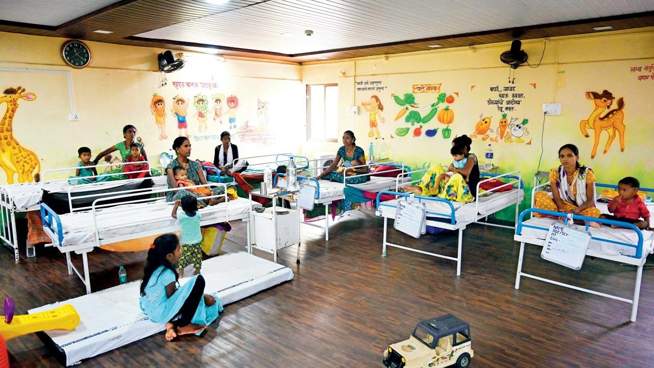 The state-run Nutrition Rehabilitation Centre (NRC) in the Mokhada taluka of Palghar, currently has 11 children along with their caregivers