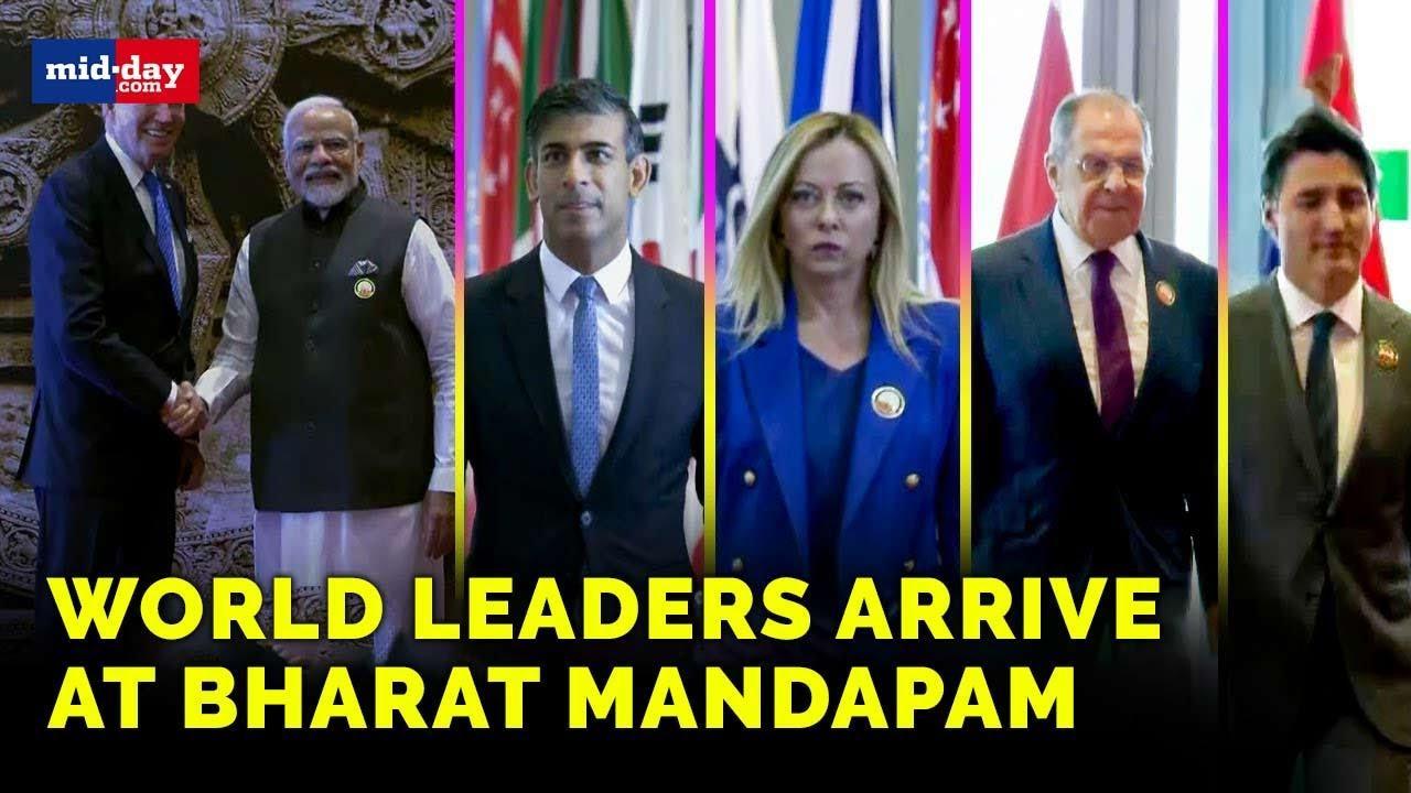 G20 Summit 2023: PM Modi welcomes world leaders at Bharat Mandapam in Delhi