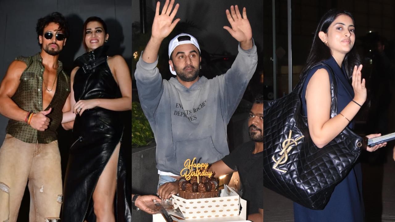 Spotted in the city: Ranbir Kapoor, Kriti Sanon, Tiger Shroff and others