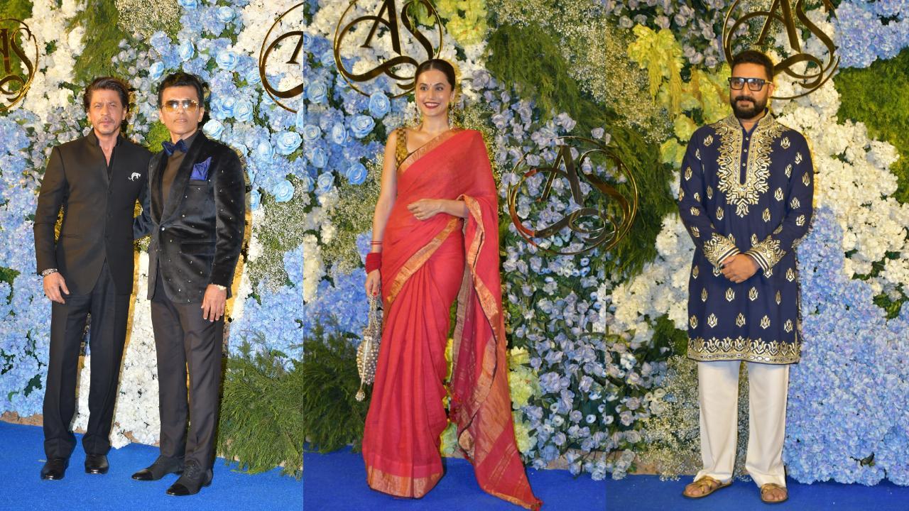 In Pics: SRK, Taapsee Pannu and others attend Anand Pandit's daughter reception
